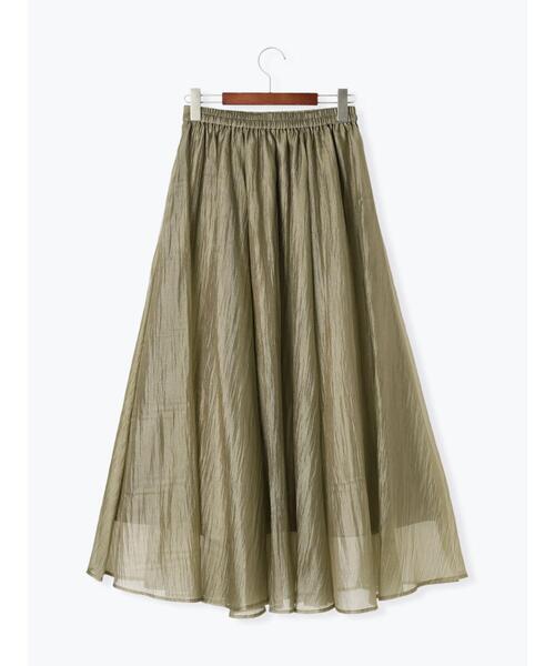 Te chichi（テチチ）の「シアークレープボリュームフレアスカート（スカート・レディース・シルバーグレー/カーキ/ブラック・F）」の22枚目の写真