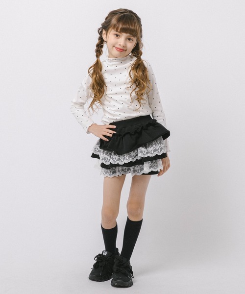 URBAN CHERRY（アーバンチェリー）の「ダブルリボンデザインボリュームソールダッドシューズ（スニーカー・キッズ・ホワイト/ブラック・17.5cm/18.0cm/19.0cm/19.5cm/20.0cm/20.5cm/21.0cm/22.0cm/22.5cm）」の11枚目の写真