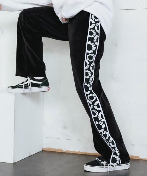 A FEW GOOD KIDS/アフューグッドキッズ LINE PANTS スウェットパンツ ルースシルエット ロゴラインパンツ