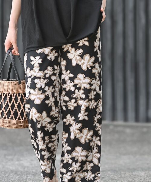 rps(アールピーエス)の「綿麻プリントイージーパンツ(その他パンツ・レディース・ブラック系その他2/オフホワイト/チャコールグレー/アイボリー/ブラック・フリー)」の17枚目の写真