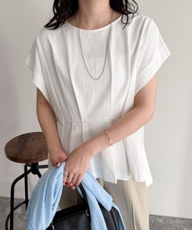 ライトドライ天竺タックプルオーバー