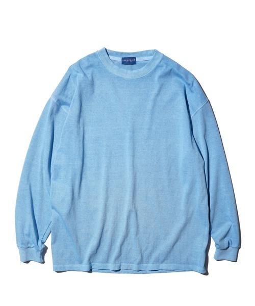 TOWNCRAFT（タウンクラフト）の「TOWN CRAFT タウンクラフト / VINTAGE 9OZ LS TEE ヴィンテージ加工 ピグメント（Tシャツ/カットソー・メンズ・グレー/ターコイズブルー/ブラック/パープル/グリーン/ピンク・LARGE/X-LARGE/MEDIUM）」の4枚目の写真