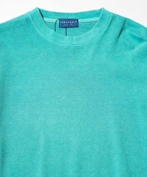 TOWNCRAFT（タウンクラフト）の「TOWN CRAFT タウンクラフト / VINTAGE 9OZ LS TEE ヴィンテージ加工 ピグメント（Tシャツ/カットソー・メンズ・グレー/ターコイズブルー/ブラック/パープル/グリーン/ピンク・LARGE/X-LARGE/MEDIUM）」の18枚目の写真