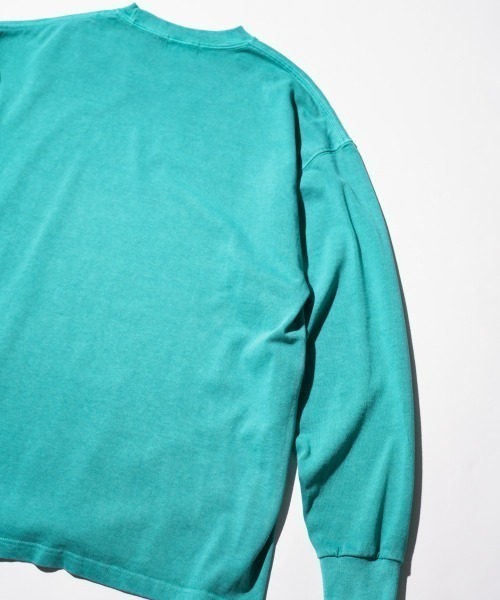 TOWNCRAFT（タウンクラフト）の「TOWN CRAFT タウンクラフト / VINTAGE 9OZ LS TEE ヴィンテージ加工 ピグメント（Tシャツ/カットソー・メンズ・グレー/ターコイズブルー/ブラック/パープル/グリーン/ピンク・LARGE/X-LARGE/MEDIUM）」の21枚目の写真