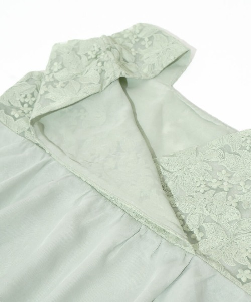 flower(フラワー)の「ボタニカルレースビスチェ(キャミソール・レディース・ミント/アイボリー・FREE)」の18枚目の写真