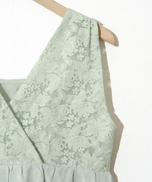 flower(フラワー)の「ボタニカルレースビスチェ(キャミソール・レディース・ミント/アイボリー・FREE)」の19枚目の写真
