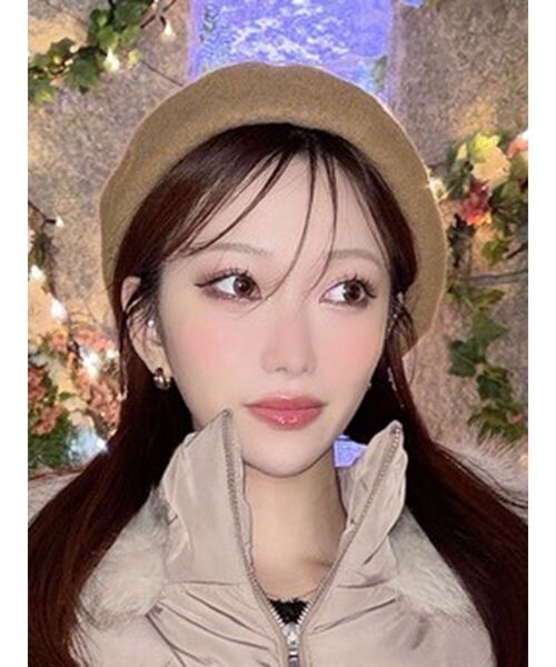 RESEXXY（リゼクシー）の「ベーシックベレー帽（ハンチング/ベレー帽・レディース・グレー/ブラック/ブラウン・FREE）」の3枚目の写真