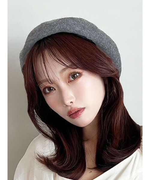 RESEXXY（リゼクシー）の「ベーシックベレー帽（ハンチング/ベレー帽・レディース・グレー/ブラック/ブラウン・FREE）」の2枚目の写真