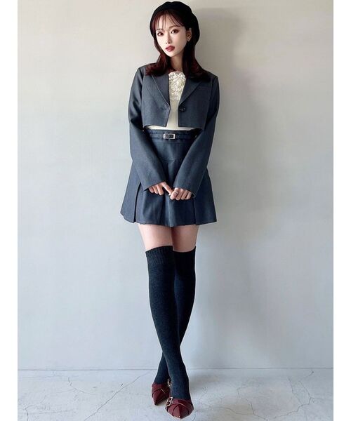 RESEXXY（リゼクシー）の「ベーシックベレー帽（ハンチング/ベレー帽・レディース・グレー/ブラック/ブラウン・FREE）」の14枚目の写真