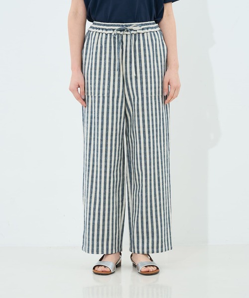 collex（コレックス）の「ストライプイージーパンツ（その他パンツ・レディース・ブラック/ネイビー・フリー）」の13枚目の写真