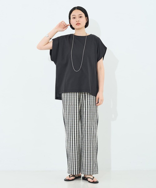 collex（コレックス）の「ストライプイージーパンツ（その他パンツ・レディース・ブラック/ネイビー・フリー）」の18枚目の写真