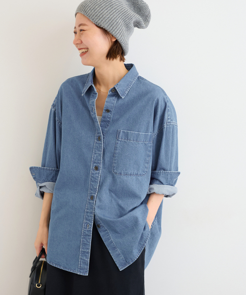 JOURNAL STANDARD relume デニムワークシャツ JOURNAL STANDARD relume｜《追加》9oz デニムワークシャツ