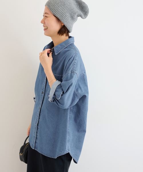 DENIMオーバーサイズシャツ（シャツ/ブラウス）｜JOURNAL STANDARD