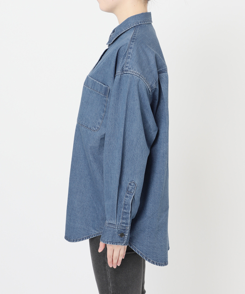 【新品】journalstandardrelume✳︎25ss✳︎デニムビッグシャツ 新品】journalstandardrelume✳︎25ss✳︎デニムビッグシャツ 25AW新作