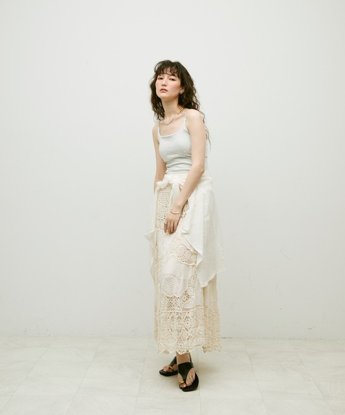 CHICWISH★クロッシェレーススカート☆ CHICWISH☆クロッシェレーストップス×スカートセット☆