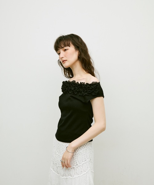 Crochet lace long skirt / クロシェレースロングスカート