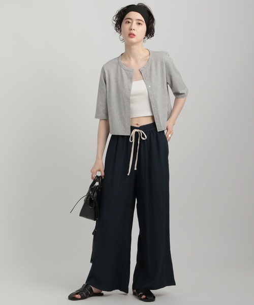 GEORGE'S（ジョージズ）の「スナップカーディガン（カーディガン/ボレロ・レディース・ブラック/グレー/オレンジ/オフホワイト・SMALL/MEDIUM）」の19枚目の写真