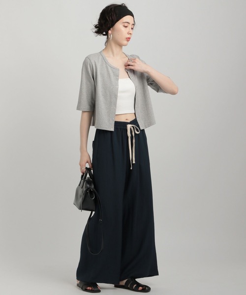 GEORGE'S（ジョージズ）の「スナップカーディガン（カーディガン/ボレロ・レディース・ブラック/グレー/オレンジ/オフホワイト・SMALL/MEDIUM）」の20枚目の写真