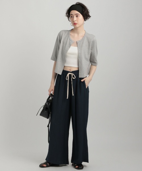 GEORGE'S（ジョージズ）の「スナップカーディガン（カーディガン/ボレロ・レディース・ブラック/グレー/オレンジ/オフホワイト・SMALL/MEDIUM）」の21枚目の写真