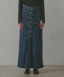 【GISELe 10月号掲載】atelier SOMETHING JACKET DETAIL SKIRT/アトリエサムシングロングデニムスカート