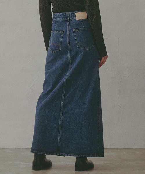 SOMETHING(サムシング)の「【GISELe 10月号掲載】atelier SOMETHING JACKET DETAIL SKIRT/アトリエサムシングロングデニムスカート(デニムスカート・レディース・ブルー/インディゴブルー・SMALL/MEDIUM)」の20枚目の写真