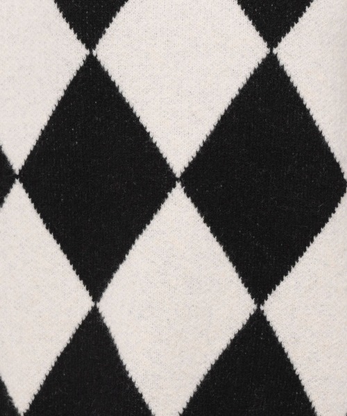 LOWRYS FARM(ローリーズファーム)の「ダイヤガラプルオーバーLS 581145(ニット/セーター・レディース・ブラウン/ブラック/グレー・FREE)」の14枚目の写真