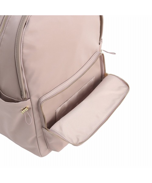 Jewelna Rose(ジュエルナローズ)の「キラハピ リュック 14.0インチPC 16212(バックパック/リュック・レディース・ブラック/グレイッシュベージュ/ライトピンク・FREE)」の11枚目の写真