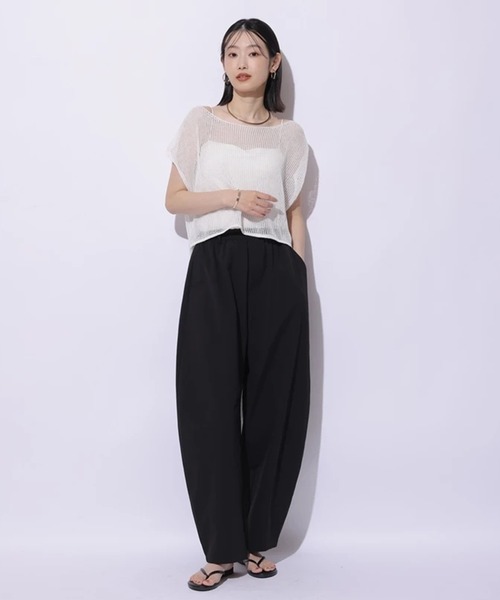 撥水タフタカーブパンツ Mystrada カーブパンツ タフタパンツ 撥水タフタカーブパンツ（その他パンツ）｜Mystrada（マイ