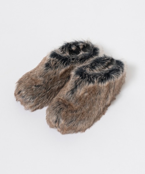 PRANK PROJECT（プランクプロジェクト）の「ファーサボ / Fur Sabo（その他シューズ・レディース・ブラウン/ブラック・37/38）」の2枚目の写真