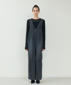 デニムオールインワン