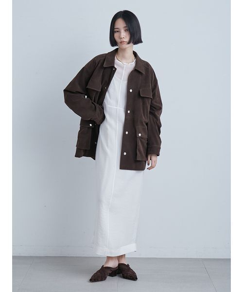 セール】ステンカラーカバーオール（ミリタリージャケット）｜MIESROHE