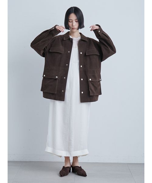 セール】ステンカラーカバーオール（ミリタリージャケット）｜MIESROHE