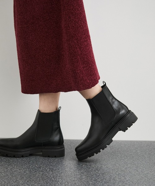 ENESS サイドゴアブーツ　レザー　ブラック　イタリア製 ENESS エネス サイドゴア レザー ブーツ ブラック イタリア 38 【公式