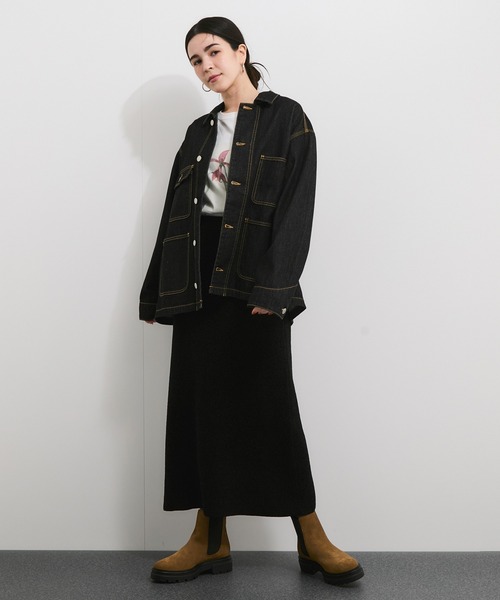 eness（エネス）の「【ENESS/エネス】サイドゴアブーツ（ブーツ・レディース・ダークブラウン/ベージュ系/ブラック/ブラウン系・36/37/38）」の18枚目の写真