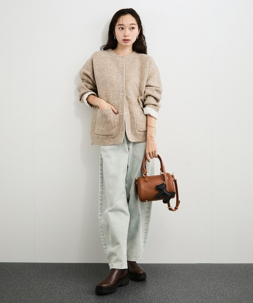 eness（エネス）の「【ENESS/エネス】サイドゴアブーツ（ブーツ・レディース・ダークブラウン/ベージュ系/ブラック/ブラウン系・36/37/38）」の19枚目の写真