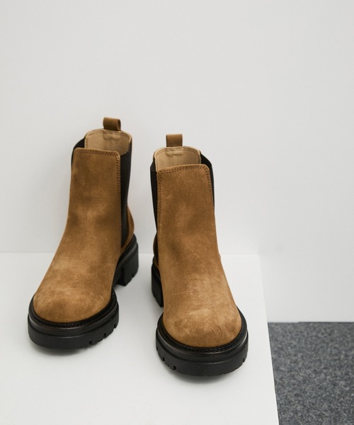 eness（エネス）の「【ENESS/エネス】サイドゴアブーツ（ブーツ・レディース・ダークブラウン/ベージュ系/ブラック/ブラウン系・36/37/38）」の21枚目の写真