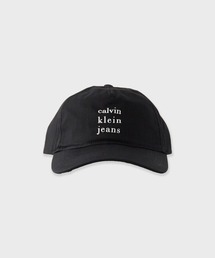 Calvin Klein(JoENC)Calvin Klein/JoNC LOGO GRAPHIC PRINT BASEBALL CAP x[X{[Lbv(Lbv)
