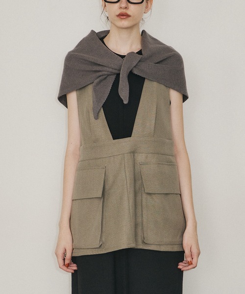 トライアングルニットスカーフ（バンダナ/スカーフ）｜room153（ルーム