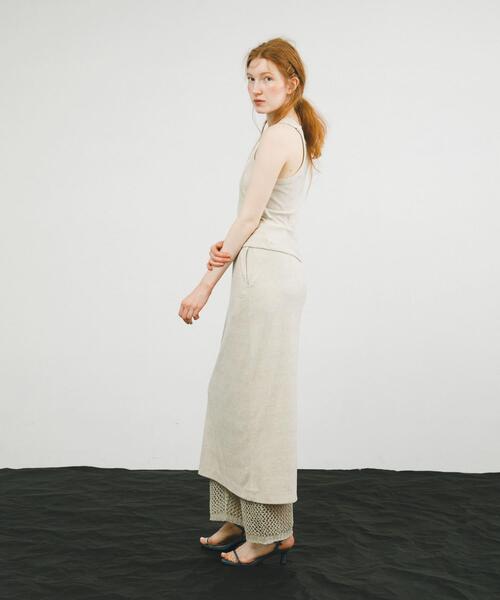 LAATO（ラート）の「tulle mesh knit pants（その他パンツ・レディース・ライトグレー/ブラック・FREE）」の5枚目の写真