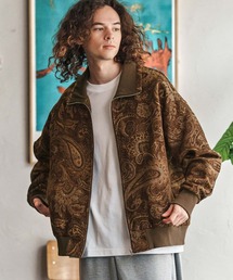 キャリー　アウター　ペイズリー柄 out74-1.jpg