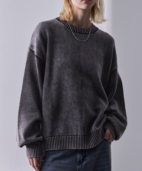 ヴィンテージピグメント ルーズニット（ニット/セーター）｜Loose