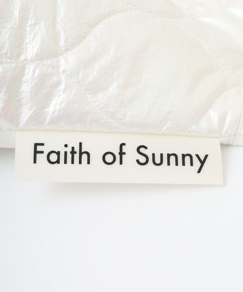 FUNALIVE(ファンアライブ)の「Faith of Sunny キルトくり手トート(トートバッグ・レディース・アイボリー/パープル・FREE)」の6枚目の写真