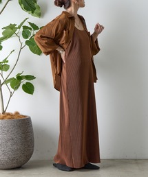 プリーツキャミワンピース