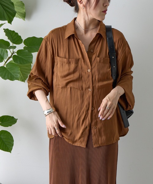 COLONY 2139（コロニートゥーワンスリーナイン）の「プリーツキャミワンピース（ワンピース・レディース・チャコールグレー/ブラウン/ブラック・FREE）」の16枚目の写真