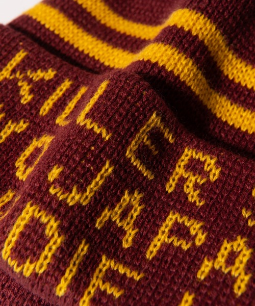 glamb（グラム）の「Lettering Knit Cap / レタリングニットキャップ（キャップ・メンズ・ブラック/ワイン・FREE）」の13枚目の写真