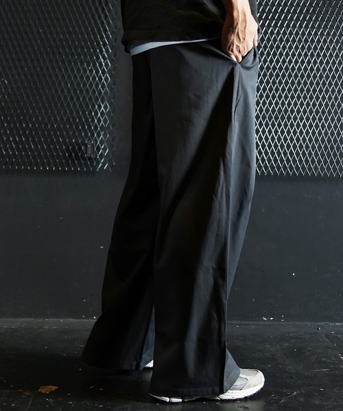 Beno（ビーノ）の「タックワイドスラックスパンツ（スラックス・メンズ・ブラック/グレー・MEDIUM/LARGE/X-LARGE）」の7枚目の写真