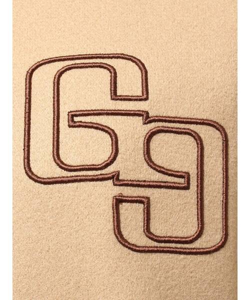 GYDA（ジェイダ）の「BACK embroidaryジャケット（スタジャン・レディース・ベージュ/ブラック・FREE）」の12枚目の写真