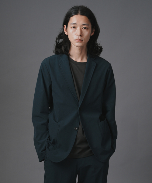 B.C STOCK（ベーセーストック）の「〈Breeze Func〉ブリーズファンク スリムジャケット（テーラードジャケット・メンズ・ブラック/チャコールグレー/ネイビー・MEDIUM/LARGE/X-LARGE）」の3枚目の写真