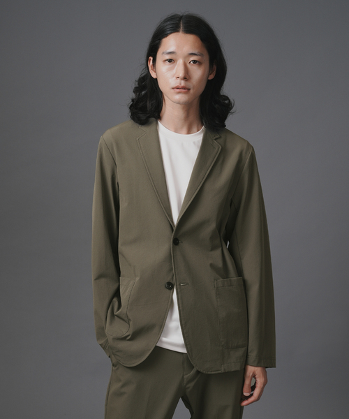 B.C STOCK（ベーセーストック）の「〈Breeze Func〉ブリーズファンク スリムジャケット（テーラードジャケット・メンズ・ブラック/チャコールグレー/ネイビー・MEDIUM/LARGE/X-LARGE）」の2枚目の写真