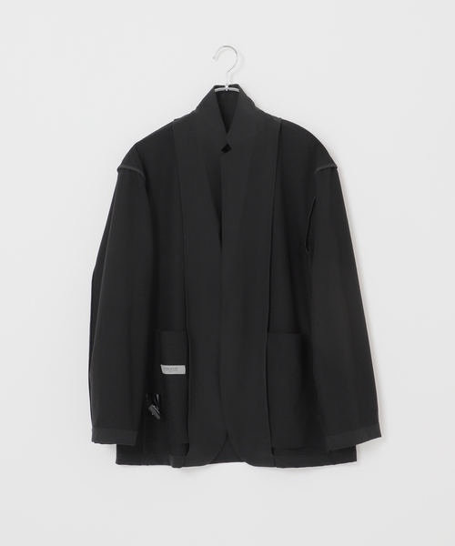 B.C STOCK（ベーセーストック）の「〈Breeze Func〉ブリーズファンク スリムジャケット（テーラードジャケット・メンズ・ブラック/チャコールグレー/ネイビー・MEDIUM/LARGE/X-LARGE）」の14枚目の写真